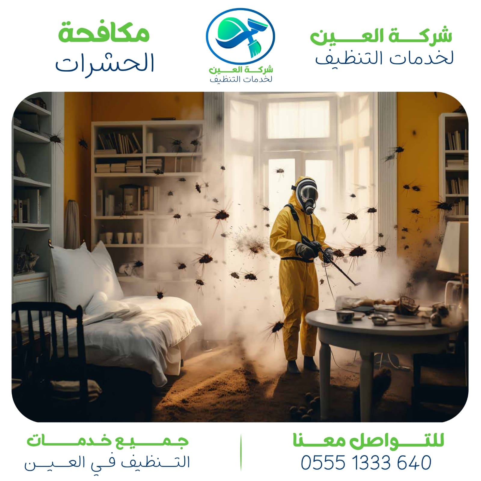 أفضل شركة مكافحة بق فراش في العين ورقم التواصل معها